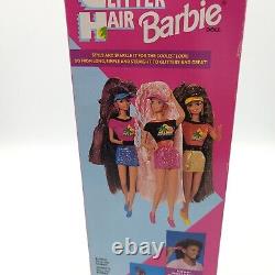 1993 Mattel Glitter Hair Barbie Doll African American #11332 NRFB