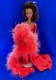 1994 Black African American Candi Couture Doll Helena Hamilton Barbie Red Dress