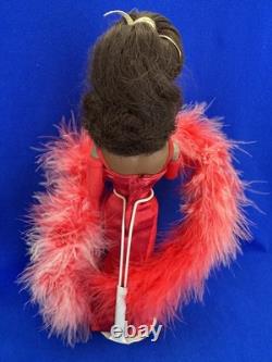 1994 Black African American Candi Couture Doll Helena Hamilton Barbie Red Dress