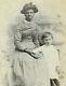 19th Century Black African American Nanny with Charge Cabinet Card Photograph