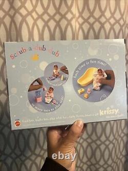 2000 Krissy Scrub-a-Dub-Dub Bath Time Fun New Sealed. African American