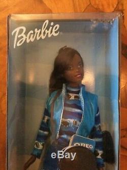 2001 Rare Black African American Oreo School Time Fun Barbie New In Unopened Box