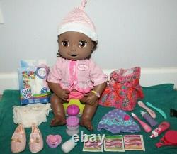2006 Baby Alive Doll Soft Face African American Black Curls Hasbro 25 Pieces Lot