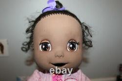 2006 Baby Alive Doll Soft Face African American Black Curls Hasbro 25 Pieces Lot
