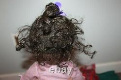 2006 Baby Alive Doll Soft Face African American Black Curls Hasbro 25 Pieces Lot