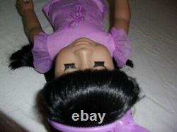 2008 AMERICAN GIRL DOLL JLY #11 BLACK HAIR BROWN EYES Nude Medium Skin HTF