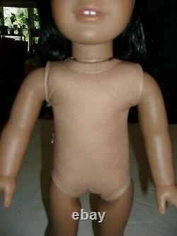 2008 AMERICAN GIRL DOLL JLY #11 BLACK HAIR BROWN EYES Nude Medium Skin HTF