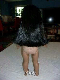 2008 AMERICAN GIRL DOLL JLY #11 BLACK HAIR BROWN EYES Nude Medium Skin HTF