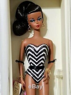 2008 Debut Silkstone Barbie Fashion Model Collection NRFB Black AA Gold Label