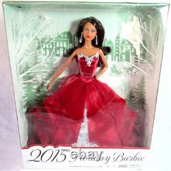 2015 Holiday Barbie African American Christmas Doll #chr78 Nrfb Free Ship