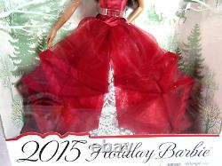 2015 Holiday Barbie African American Christmas Doll #chr78 Nrfb Free Ship