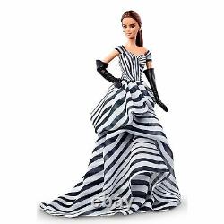 2015 NRFB Barbie Black & White Collection Chiffon Ball Gown Platinum Label Doll