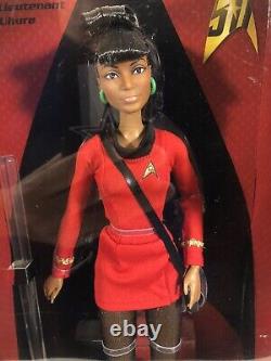 2016 Barbie Black Label Collection Star Trek Lieutenant Uhura 12 Doll New 5oth