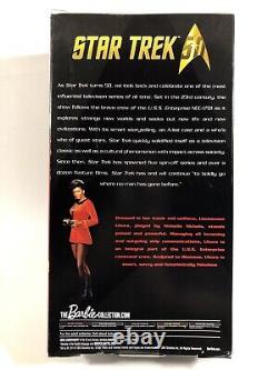 2016 Barbie Black Label Collection Star Trek Lieutenant Uhura 12 Doll New 5oth