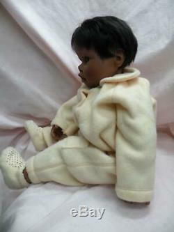 20 AA black Kinderland baby sculpted by Hildegard Gunzel / GOTZmade in Germany