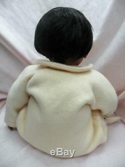 20 AA black Kinderland baby sculpted by Hildegard Gunzel / GOTZmade in Germany