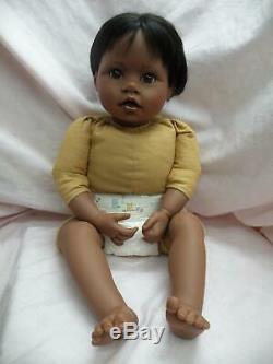 20 AA black Kinderland baby sculpted by Hildegard Gunzel / GOTZmade in Germany