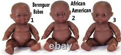 20 Black African American Baby Dolls 5 Airbrushed Fine Details Berenguer Babes