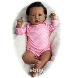 22 Inches Realistic African American Baby Doll Birthday Couple kids Present gift