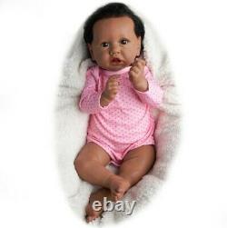 22 Inches Realistic African American Baby Doll Birthday Couple kids Present gift