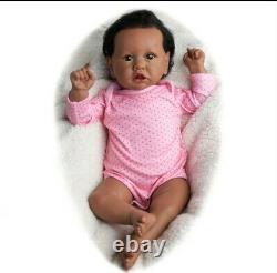 22 Inches Realistic African American Baby Doll Birthday Couple kids Present gift