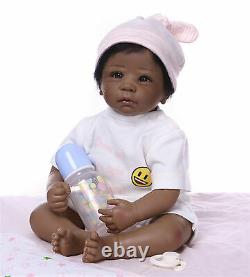 22 Reborn Baby Doll Black Adorable Reborn African American Dolls Indian Boys US