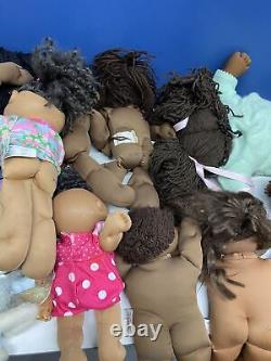 22 VTG & Modern CPK Cabbage Patch Black African American Dolls 80s 90s 00s Used