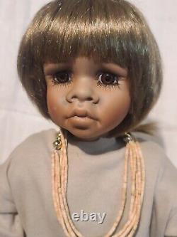 24 in Arika Kaye Wiggs African American Black Native Australian Doll 1996