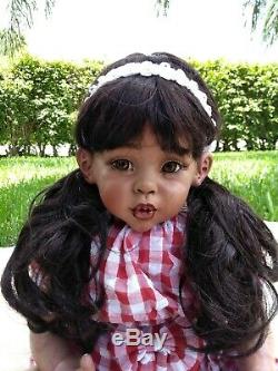 26 Black/Ethnic/African American/Biracial Kisses Toddler Baby Reborn Girl Doll