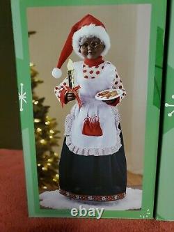 28 African American Animated Musical Santa Claus And Mrs Claus New in box