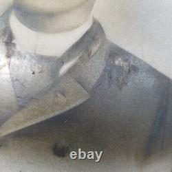2 African American Black Men Charcoal Portraits Chalk Drawing Gentlemen Antique