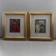 (2) Dreaming, an African American, Black Art Print by LaShun Beal Framed 16x18
