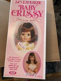 4 Ideal 24 Black AA Baby Crissy Doll's Doll Mint In Sealed Box's Org Ship Box