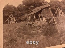 (5) African American Black Southern Stereoview Photographs Cotton Gin Children