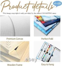 5 Piece Black Art Wall Art Green African American King Painting Black Man Pictur