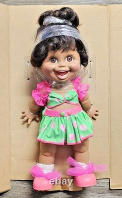 #5 SO FUNNY NATALIE? BABY FACE DOLL Galoob African American AA BLACK Box