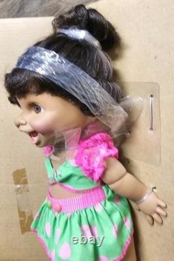 #5 SO FUNNY NATALIE? BABY FACE DOLL Galoob African American AA BLACK Box