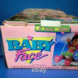 #5 SO FUNNY NATALIE? BABY FACE DOLL Galoob African American AA BLACK Box