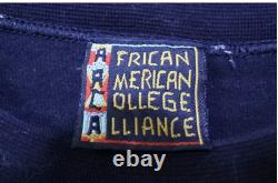 90'S African American College Alliance Vintage Tee Size L-XL Aaca Black