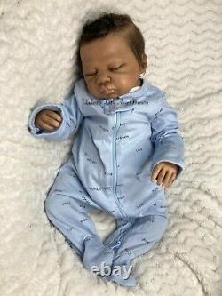 AA Ethnic Biracial Reborn Baby Doll Lane by Sandra White