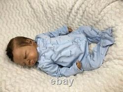 AA Ethnic Biracial Reborn Baby Doll Lane by Sandra White