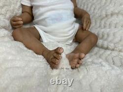 AA Ethnic Biracial Reborn Baby Doll Lane by Sandra White