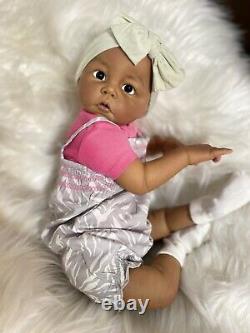 AA biracial reborn baby doll girl (Not my My Work But Super Cute) Budget Baby