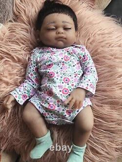 AA reborn baby dolls full body silicone used twin (2 baby girls)