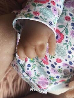 AA reborn baby dolls full body silicone used twin (2 baby girls)