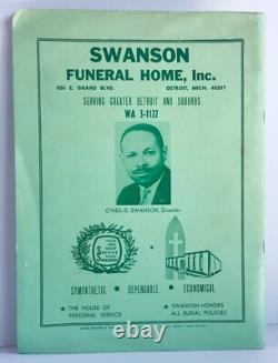 ACTIVIST AFRICAN AMERICAN WOMEN In The BLACK BAPTIST CHURCH 1966 Rare Program