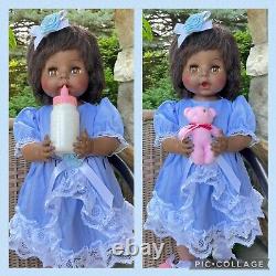 ADORABLE VINTAGE AFRICAN AMERICAN HORSMAN DRINKEE WALKER 21 With ORIG BOTTLE TOY