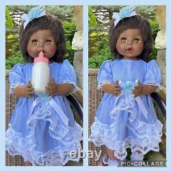 ADORABLE VINTAGE AFRICAN AMERICAN HORSMAN DRINKEE WALKER 21 With ORIG BOTTLE TOY