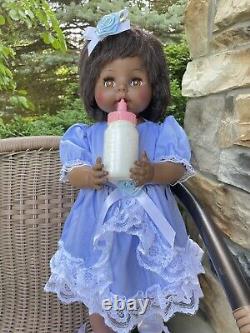 ADORABLE VINTAGE AFRICAN AMERICAN HORSMAN DRINKEE WALKER 21 With ORIG BOTTLE TOY