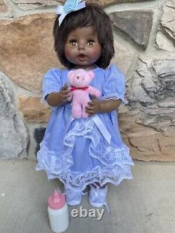 ADORABLE VINTAGE AFRICAN AMERICAN HORSMAN DRINKEE WALKER 21 With ORIG BOTTLE TOY